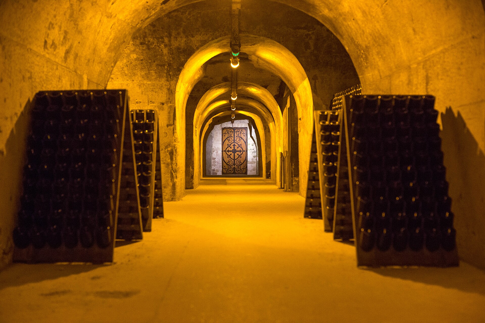 Champagne Taittinger in Reims